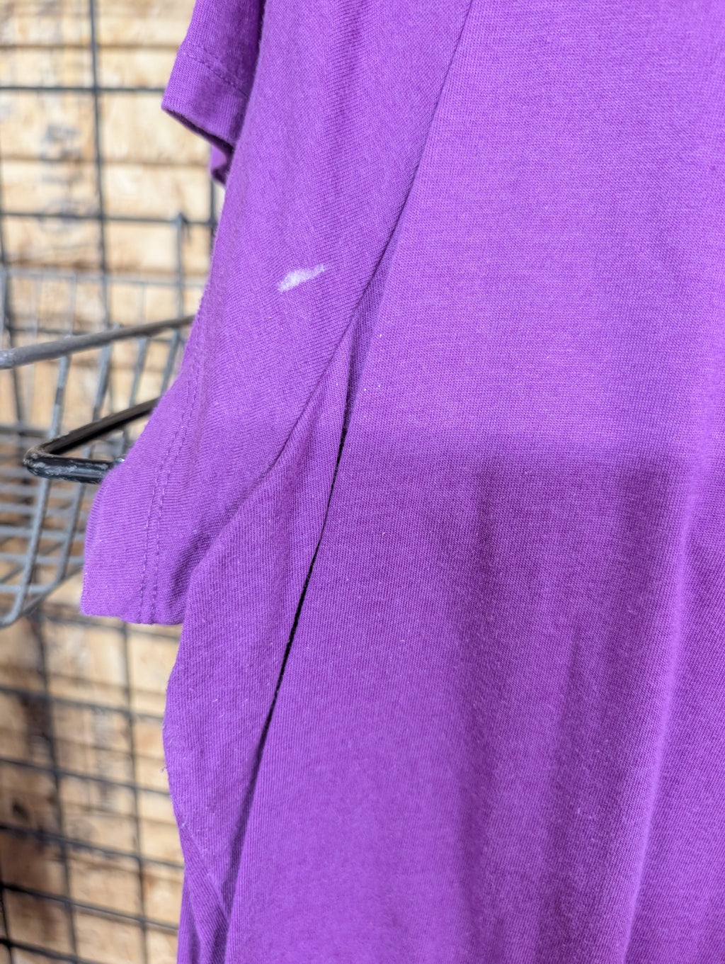 St. John's Bay Purple V-Neck Top 1X - Image 4