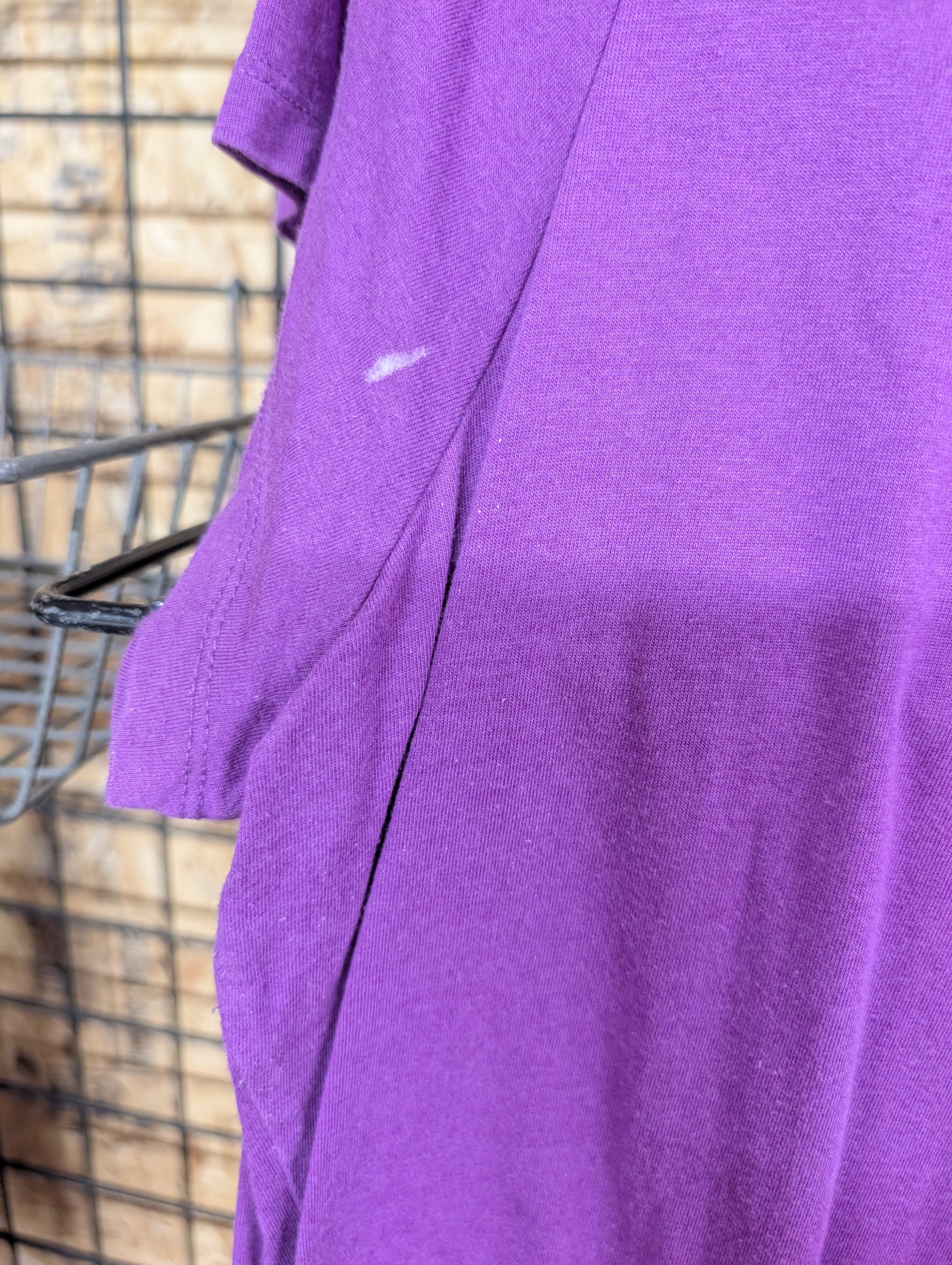 St. John's Bay Purple V-Neck Top 1X - Image 4