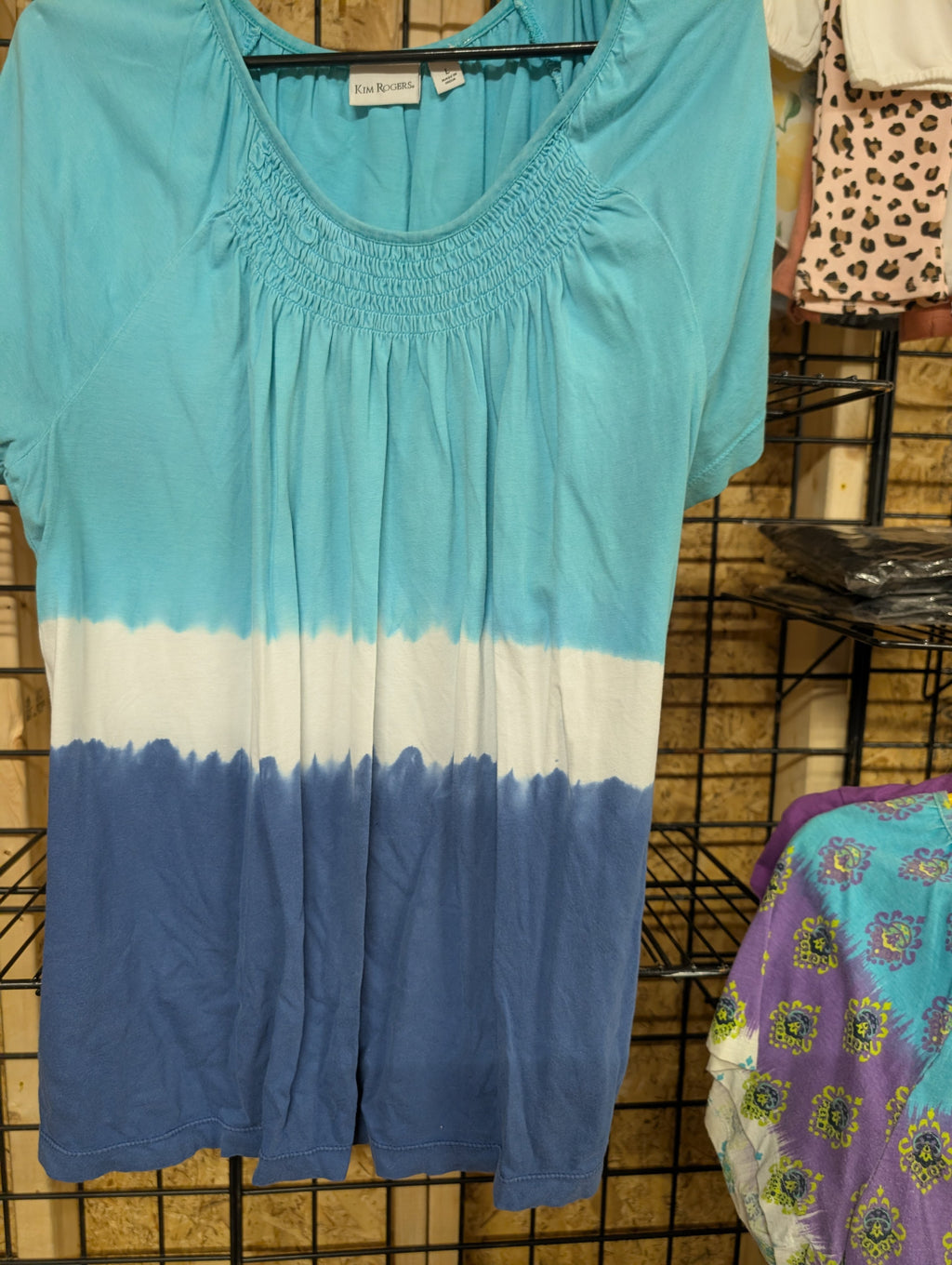 Kim Rogers Women's Tie-Dye Top Size L - Image 2