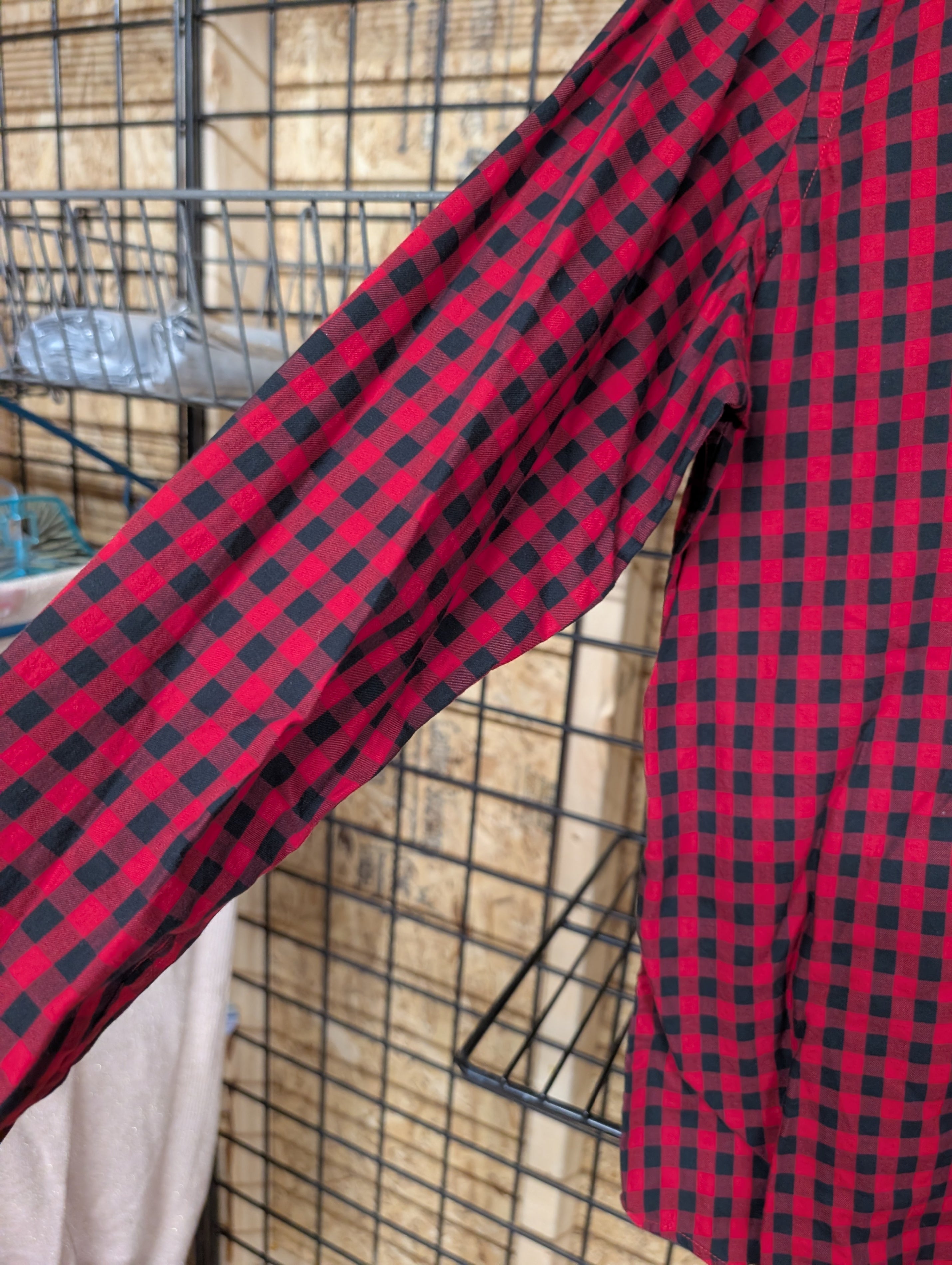 Lauren Ralph Lauren Red Plaid Shirt Size L - Image 3