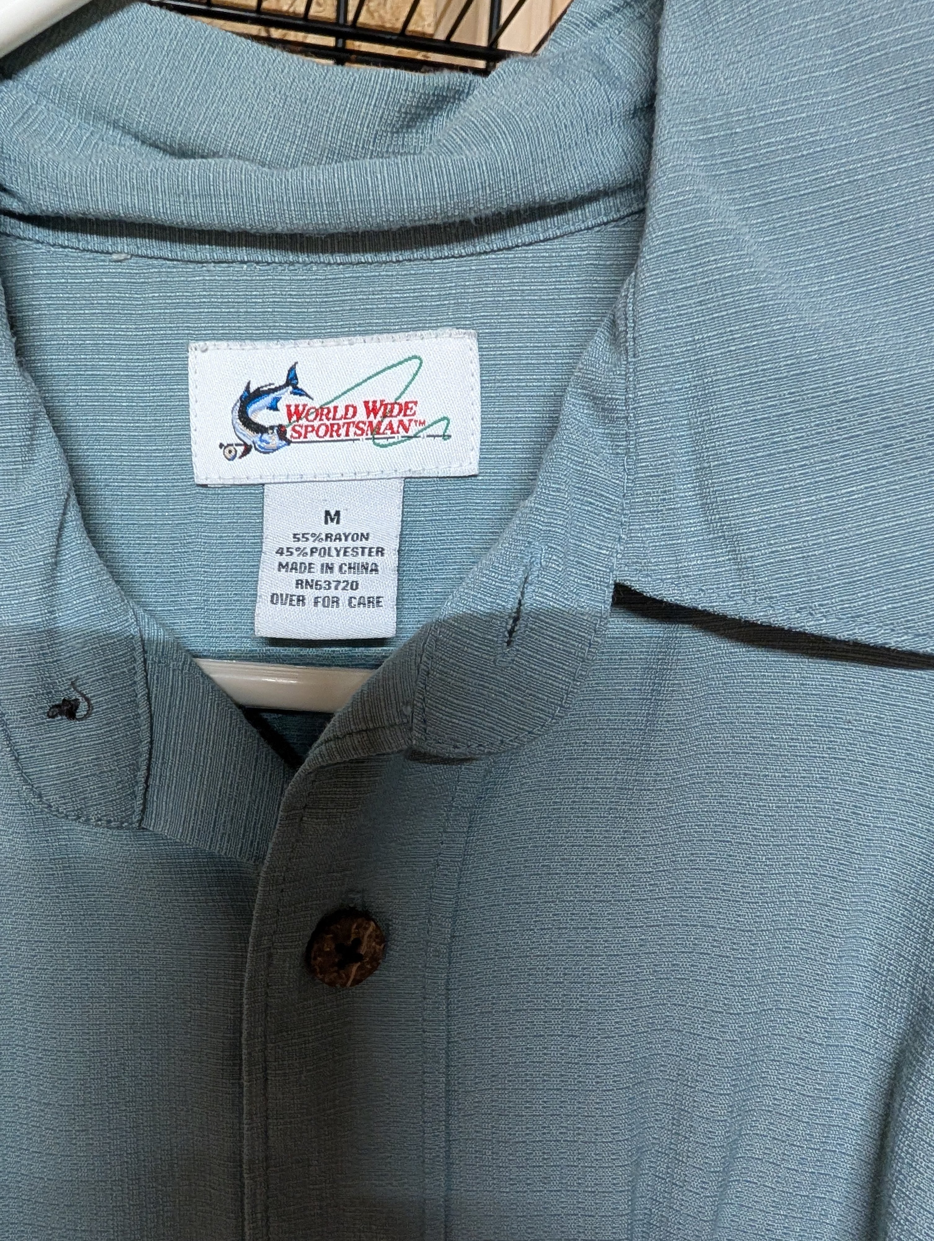World Wide Sportsman Men's Short Sleeve Shirt Size M - Image 2