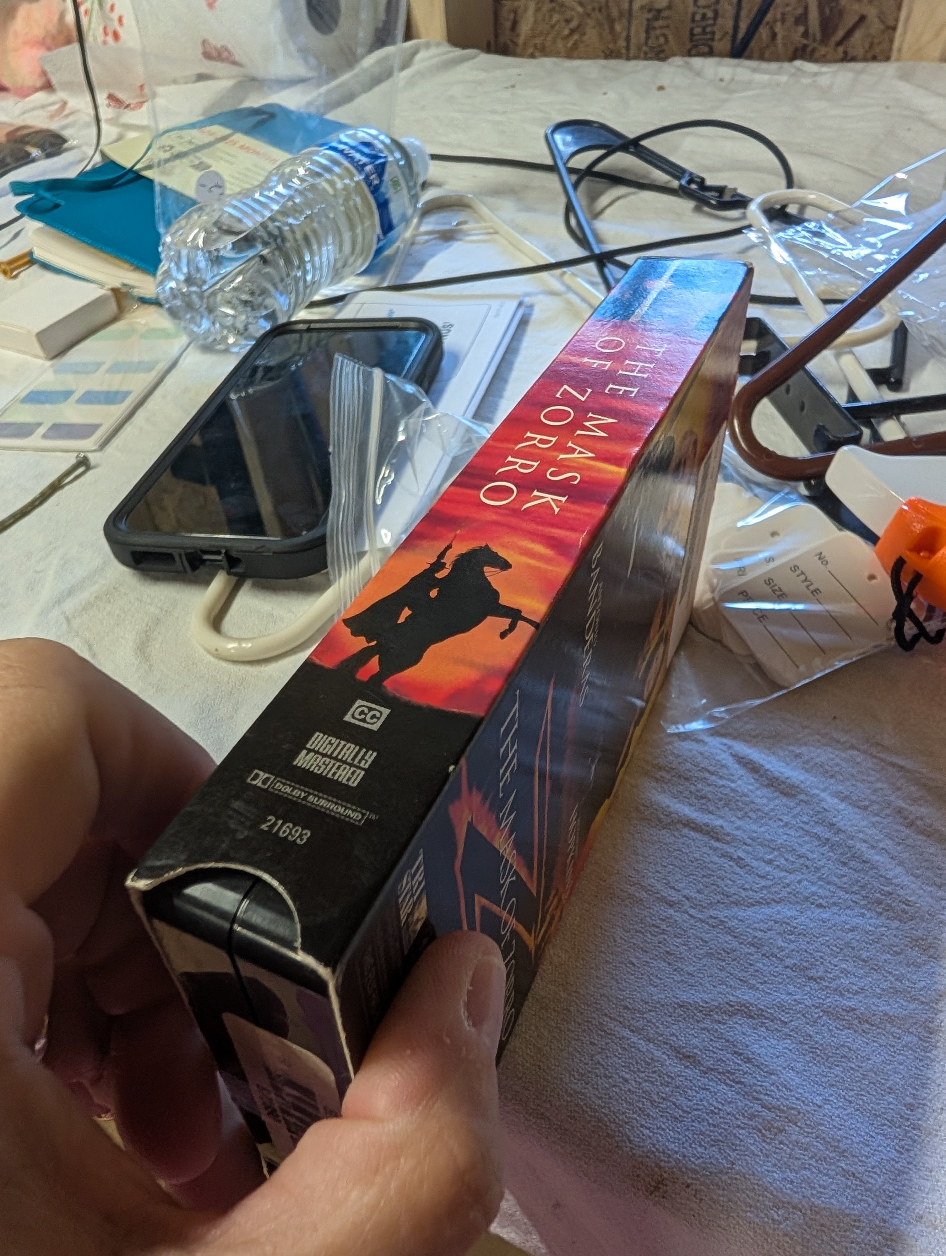 The Mask of Zorro VHS 1998 TriStar - Image 2