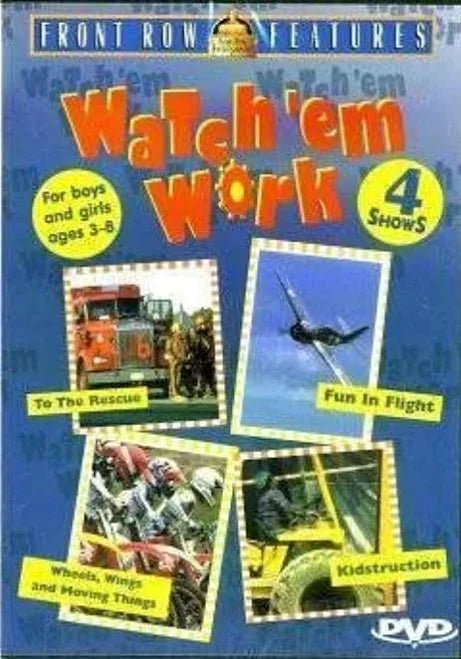 VHS Watch'em Work Wheels, Wings, And Moving Things And Kidstruction - Image 7