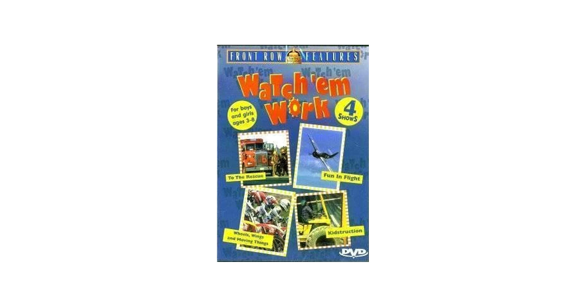 VHS Watch'em Work Wheels, Wings, And Moving Things And Kidstruction - Image 6