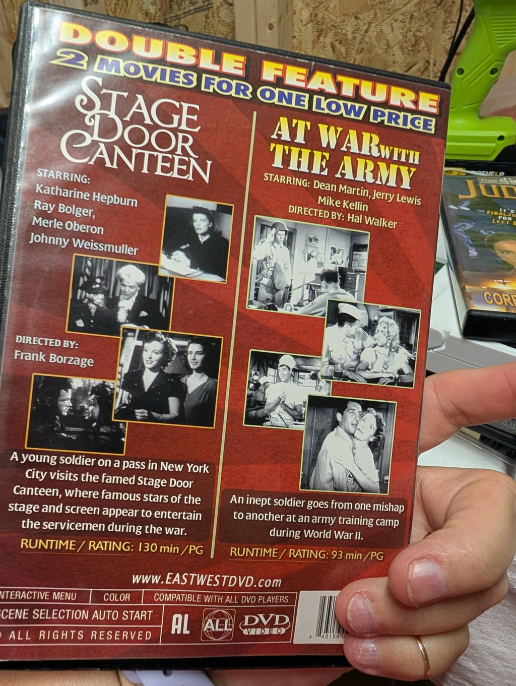 Double Feature DVD: Stage Door Canteen & At War with the Army - Image 2