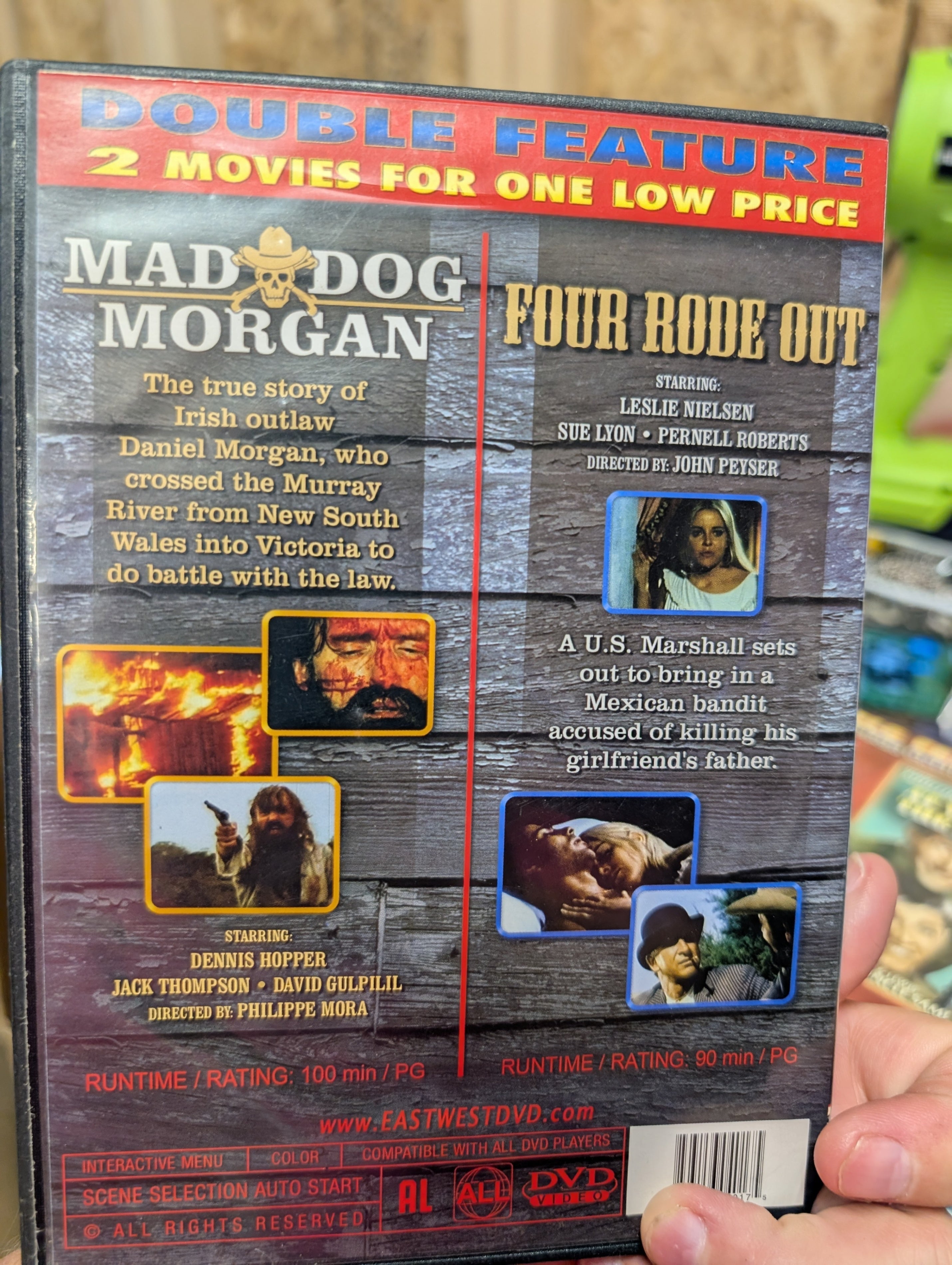 Double Feature DVD: Mad Dog Morgan & Four Rode Out - Image 2