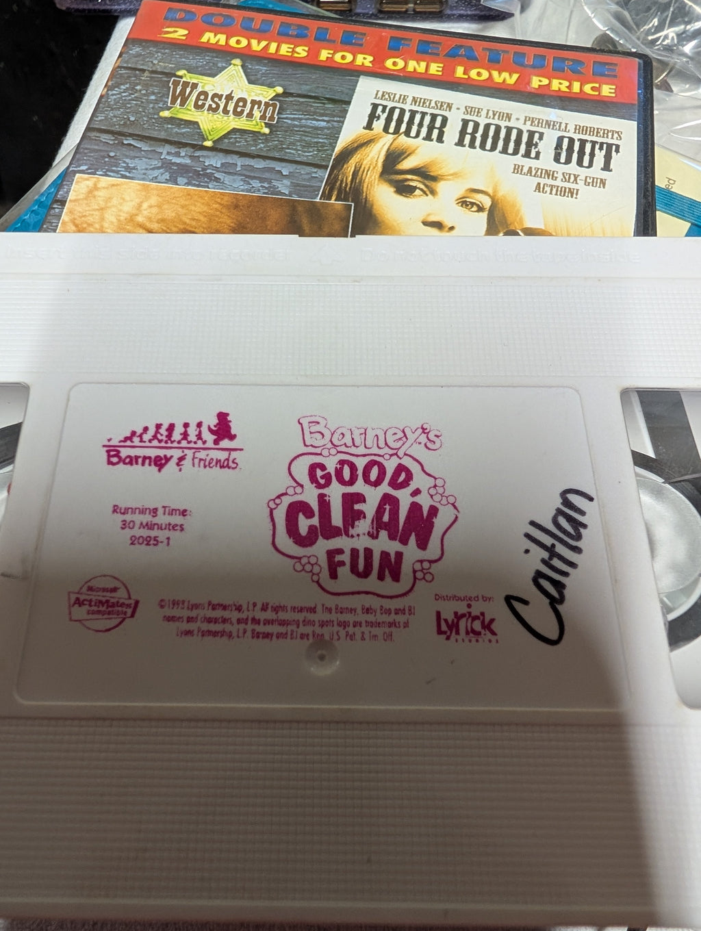 Barney  and Friends Good Clean Fun VHS - Image 1