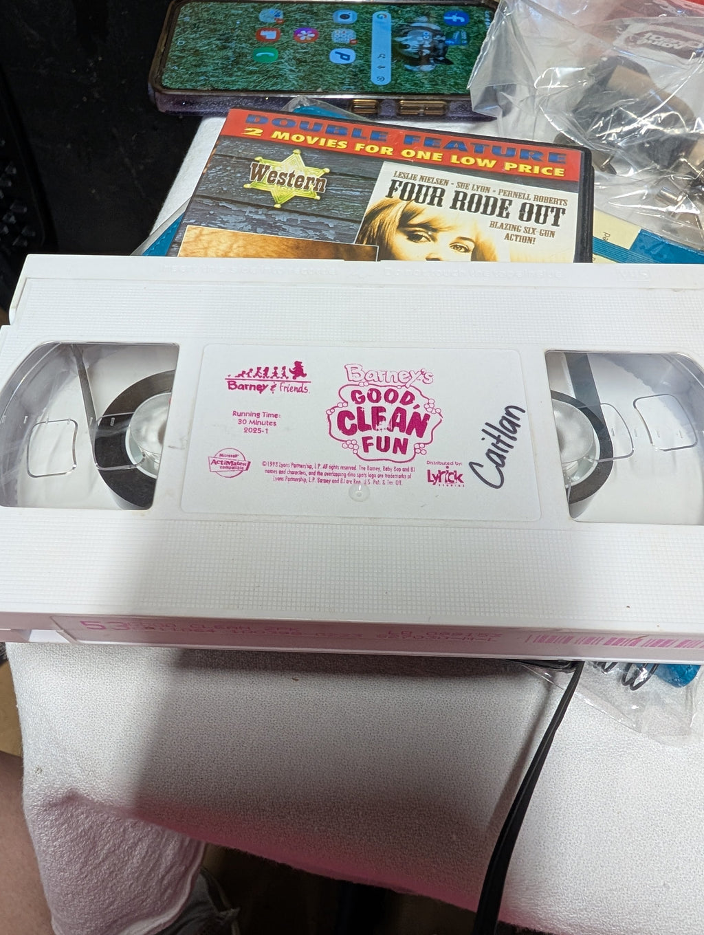 Barney  and Friends Good Clean Fun VHS - Image 2