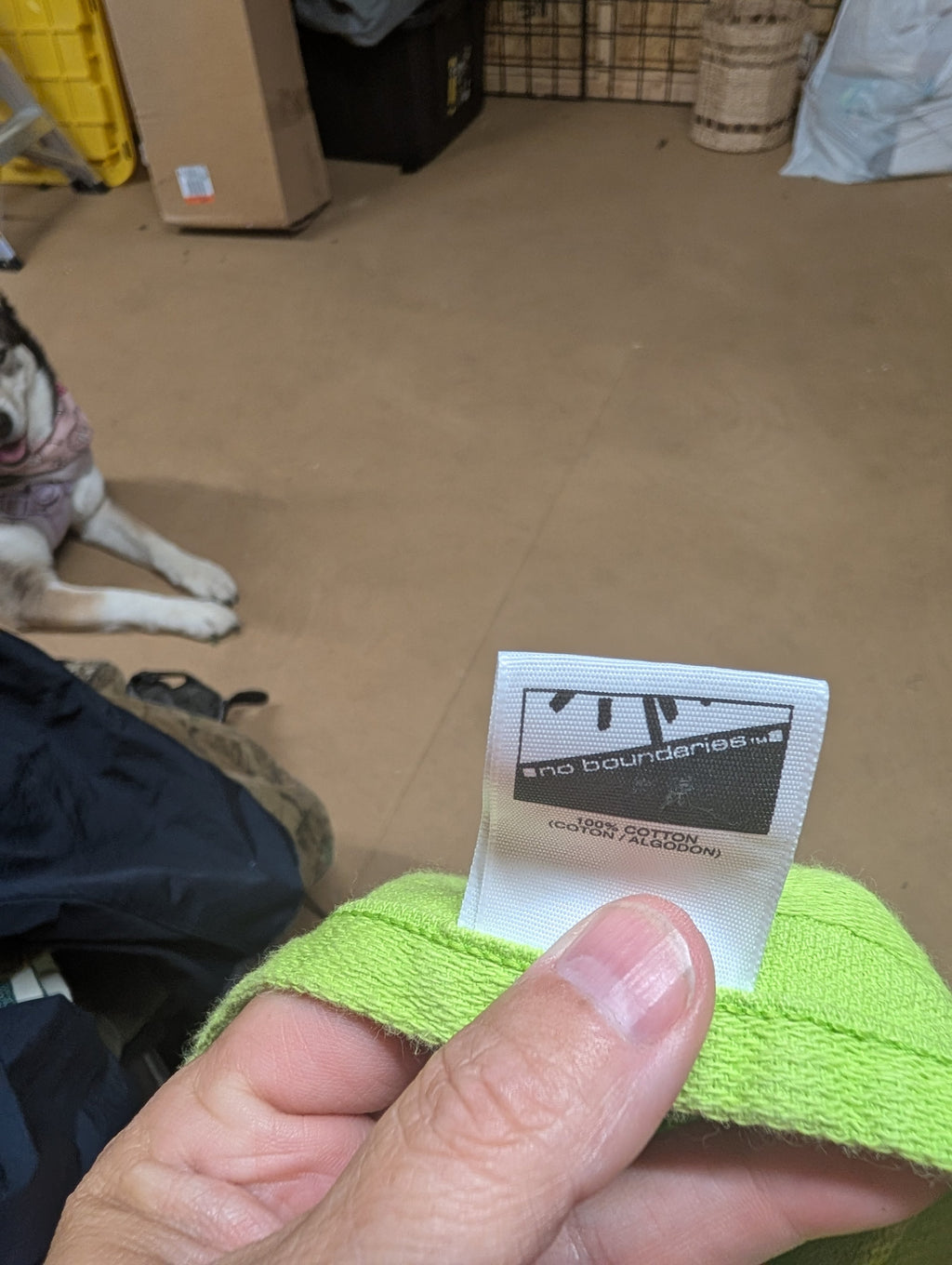Set of 2 No Boundaries Green Cotton Towel - Image 2