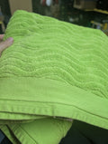Set of 2 No Boundaries Green Cotton Towel - Image 1