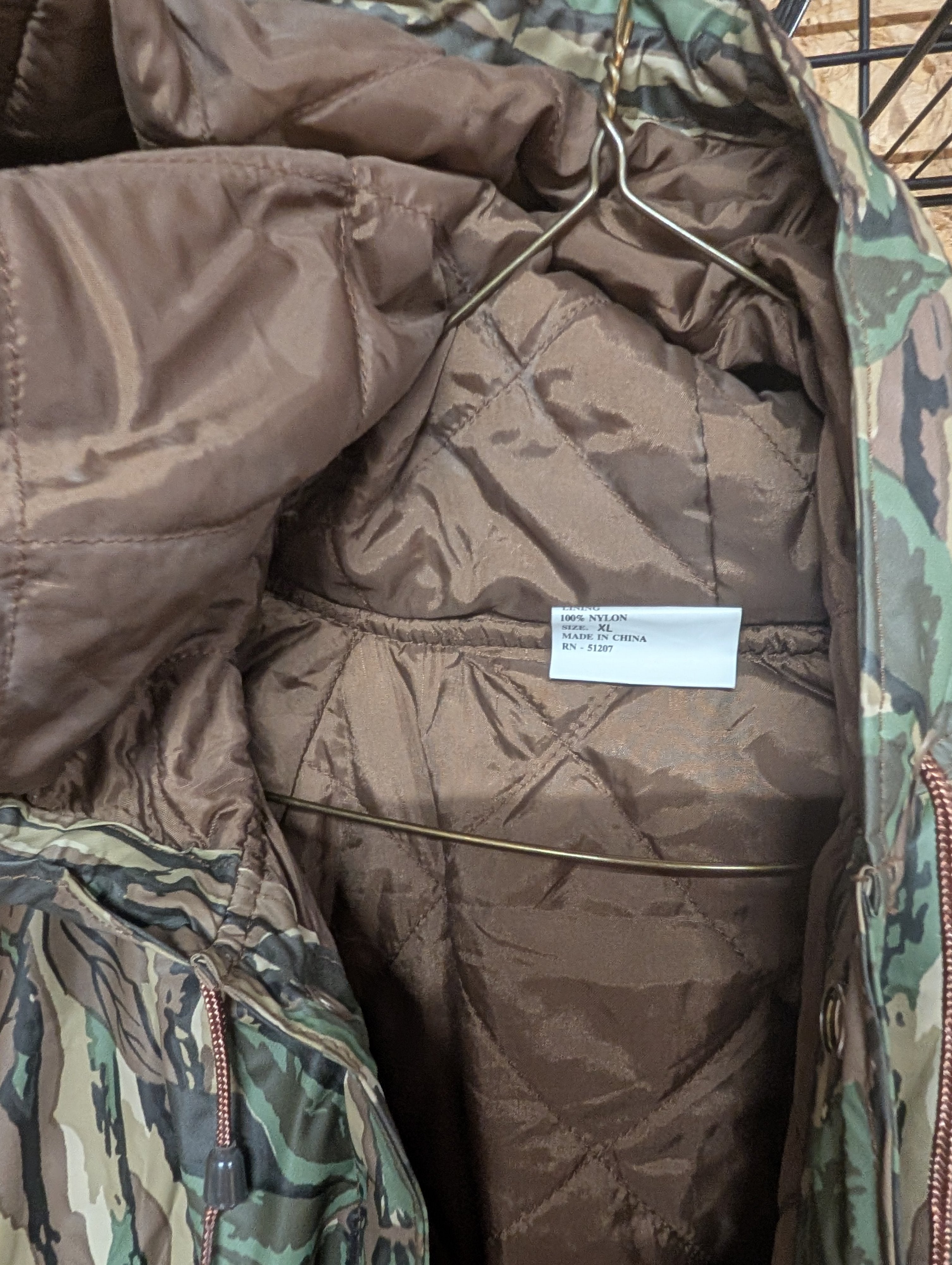 Realtree XL Lined Rain Coat Camouflage - Image 5