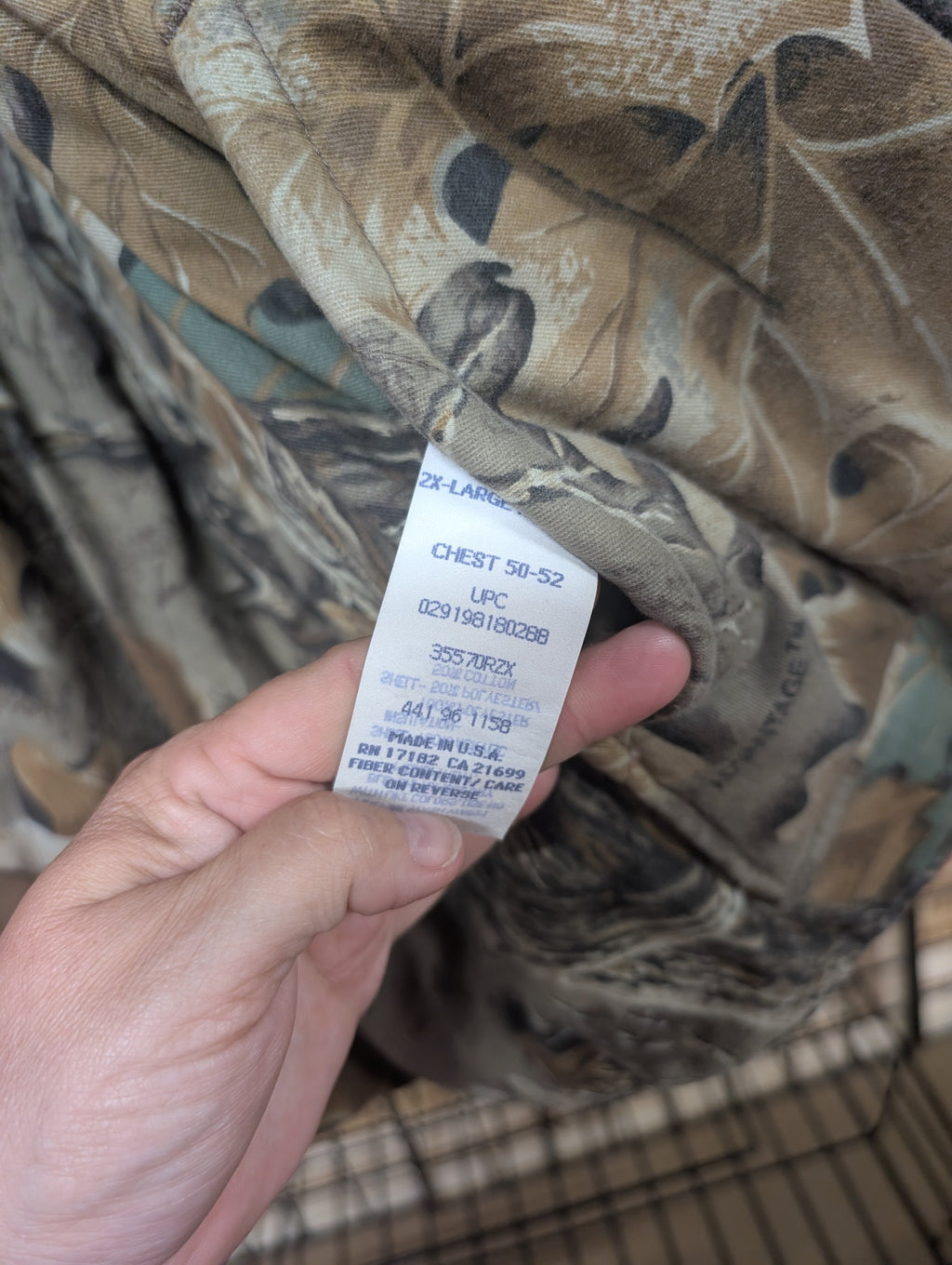 Walls 2XL Reversible Realtree Camouflage Winter Coat - Image 4