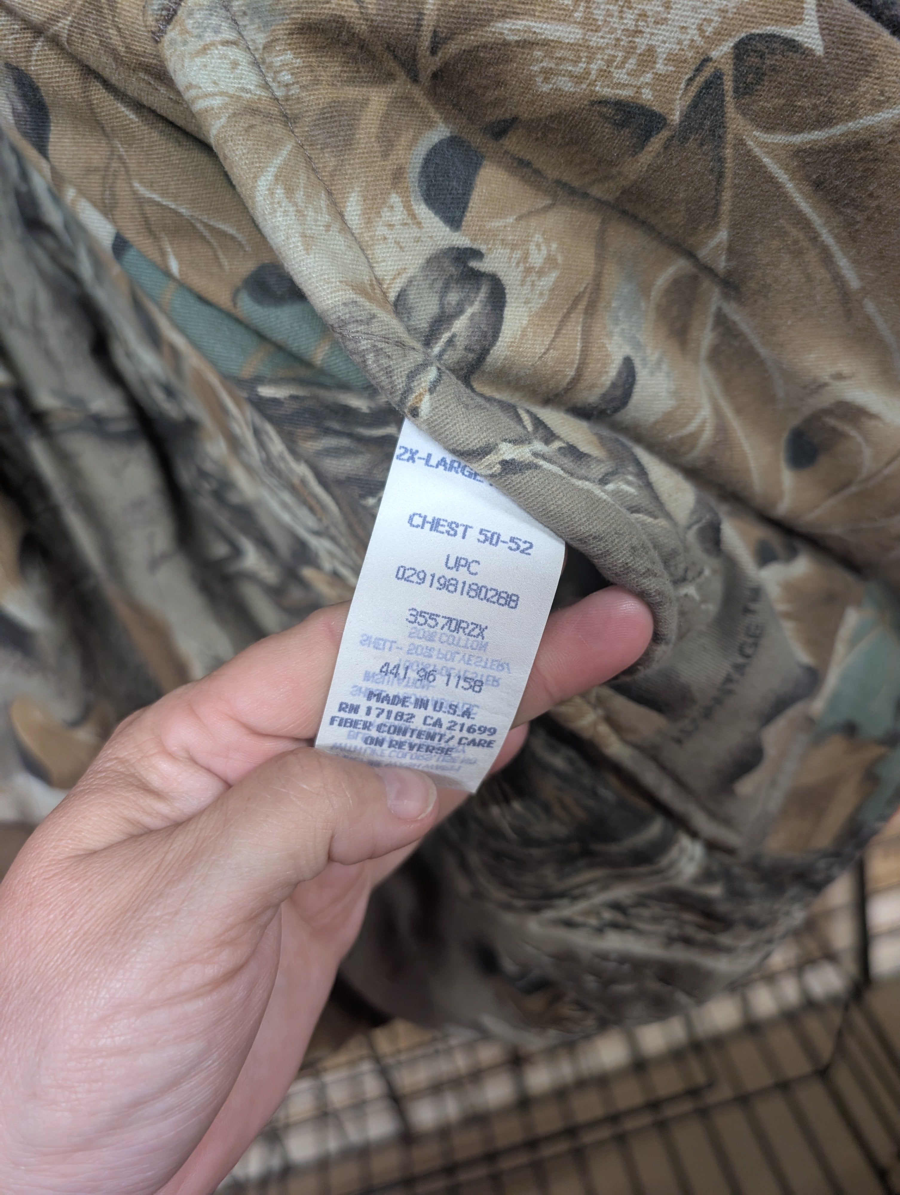 Walls 2XL Reversible Realtree Camouflage Winter Coat - Image 4