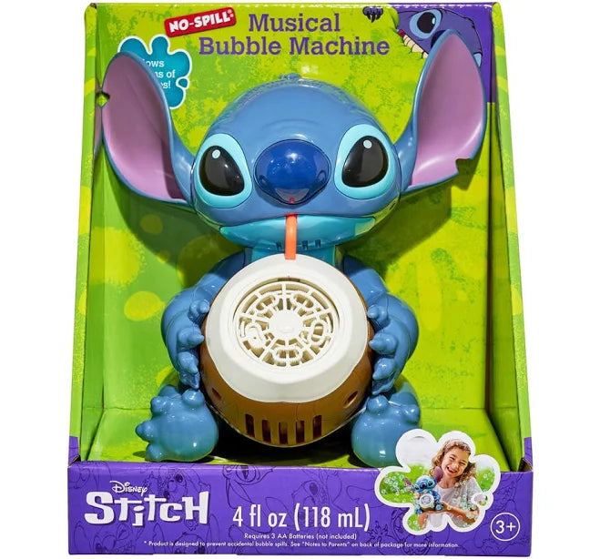 Disney Stitch Mini Bubble Machine - Fun Bubble Blower with Solution, Ages 3+ - Image 7