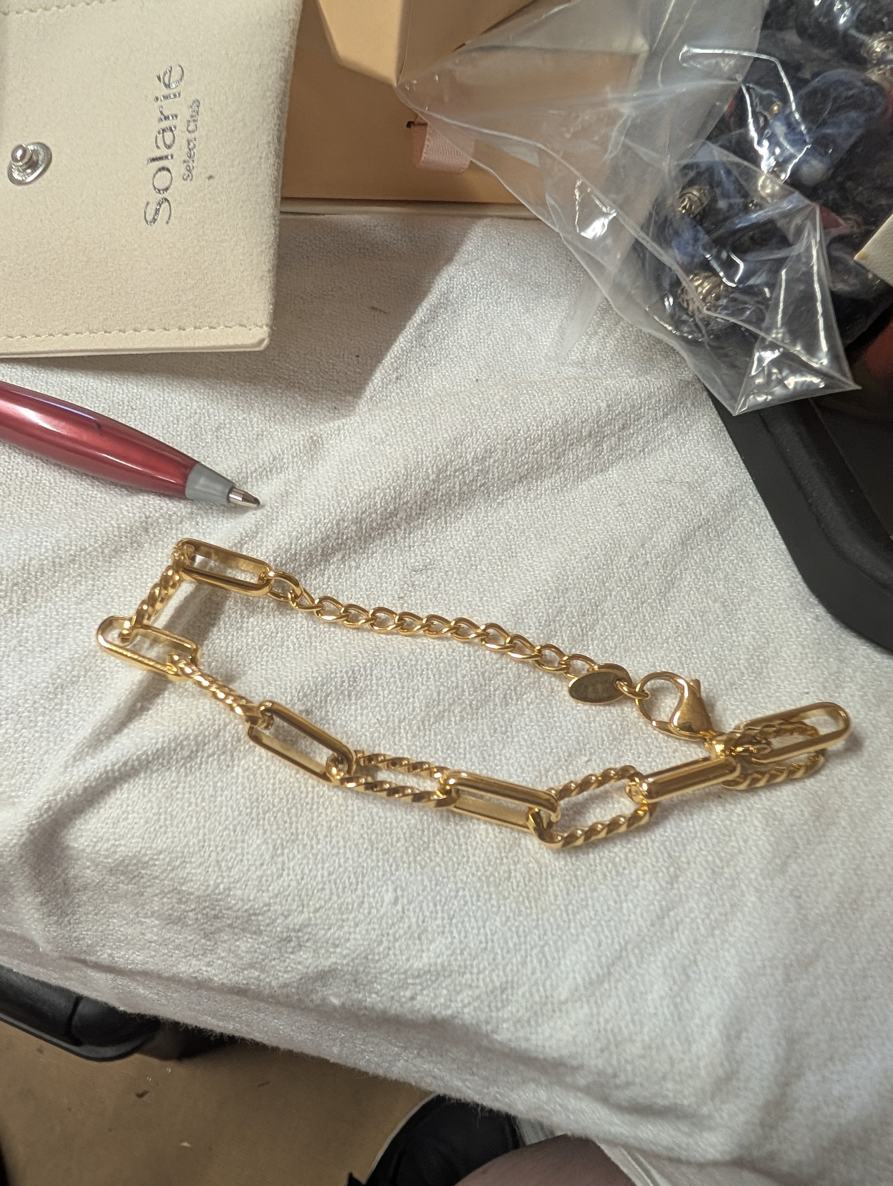Solarie Gold-Tone Chain Bracelet - Image 2