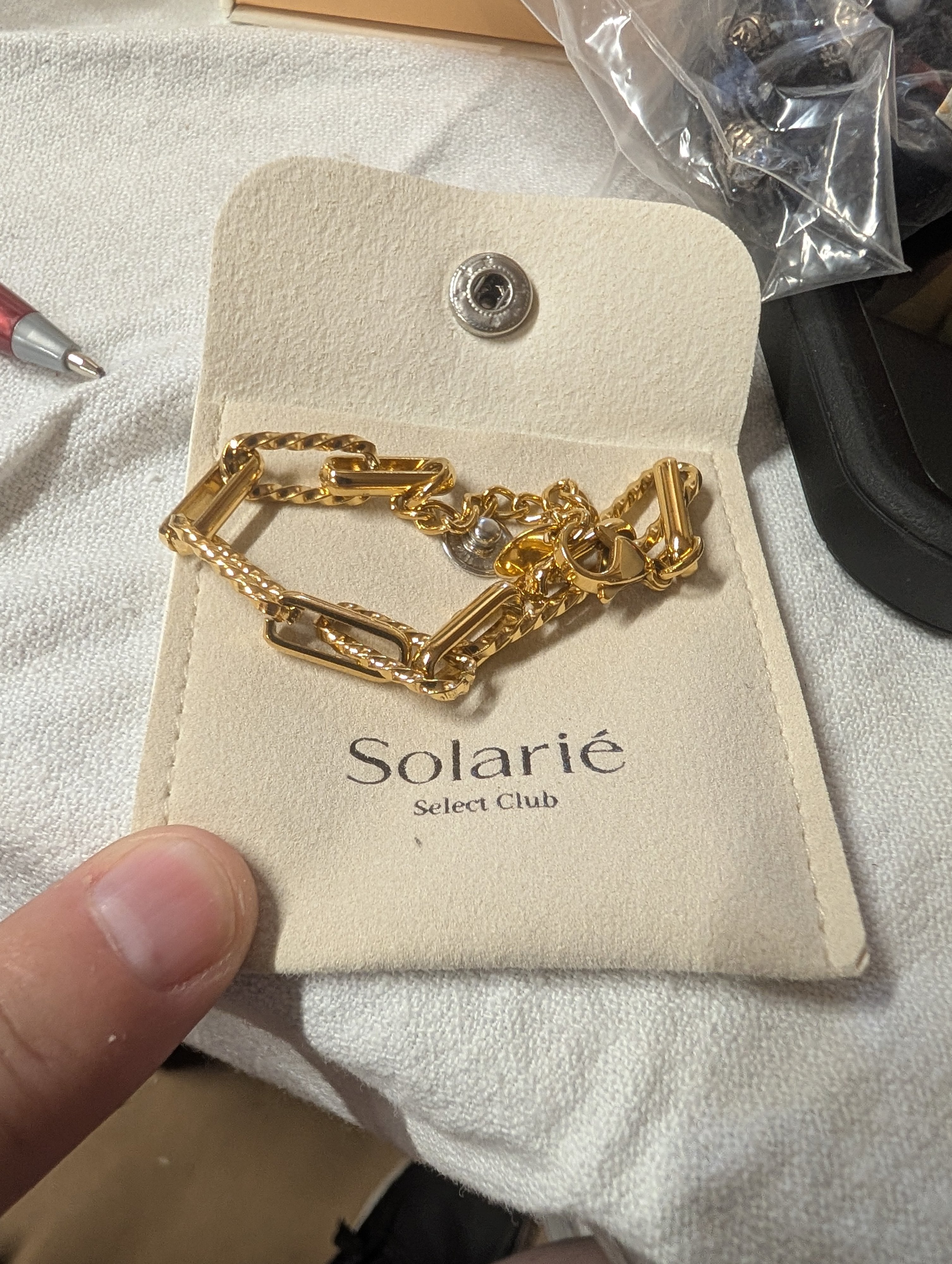 Solarie Gold-Tone Chain Bracelet - Image 3