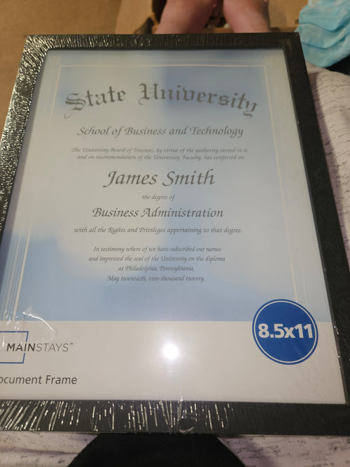 8.5 x 11 document frame - Image 1
