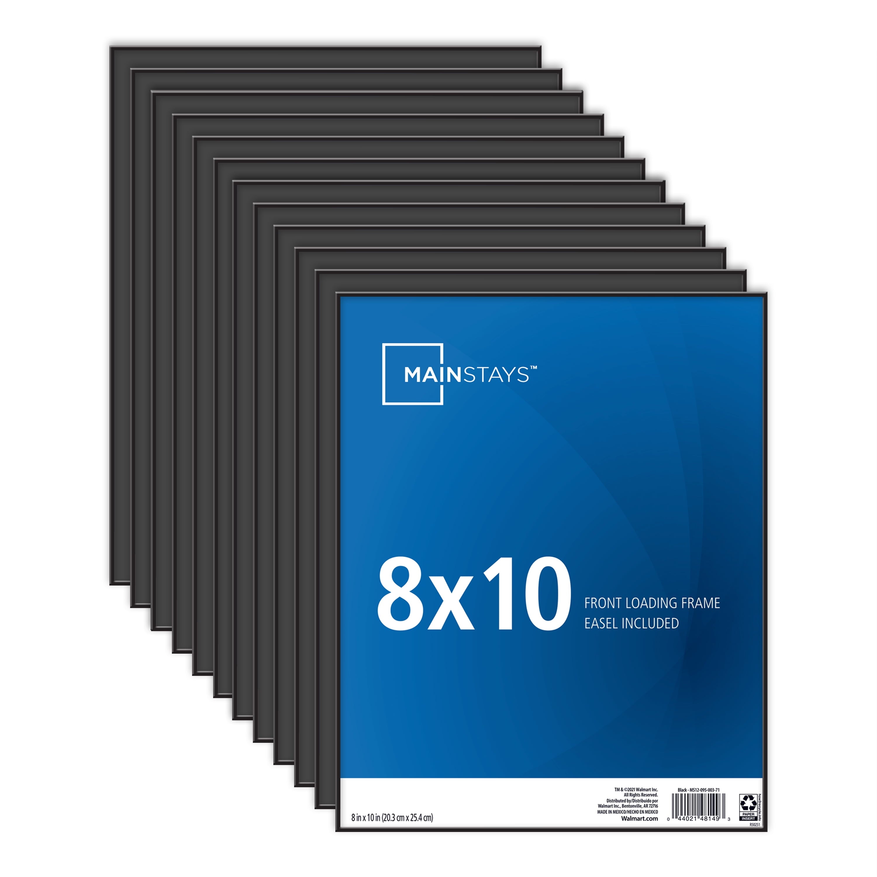 Mainstays 8x10 Front Loading Picture Frame  Black - Image 4