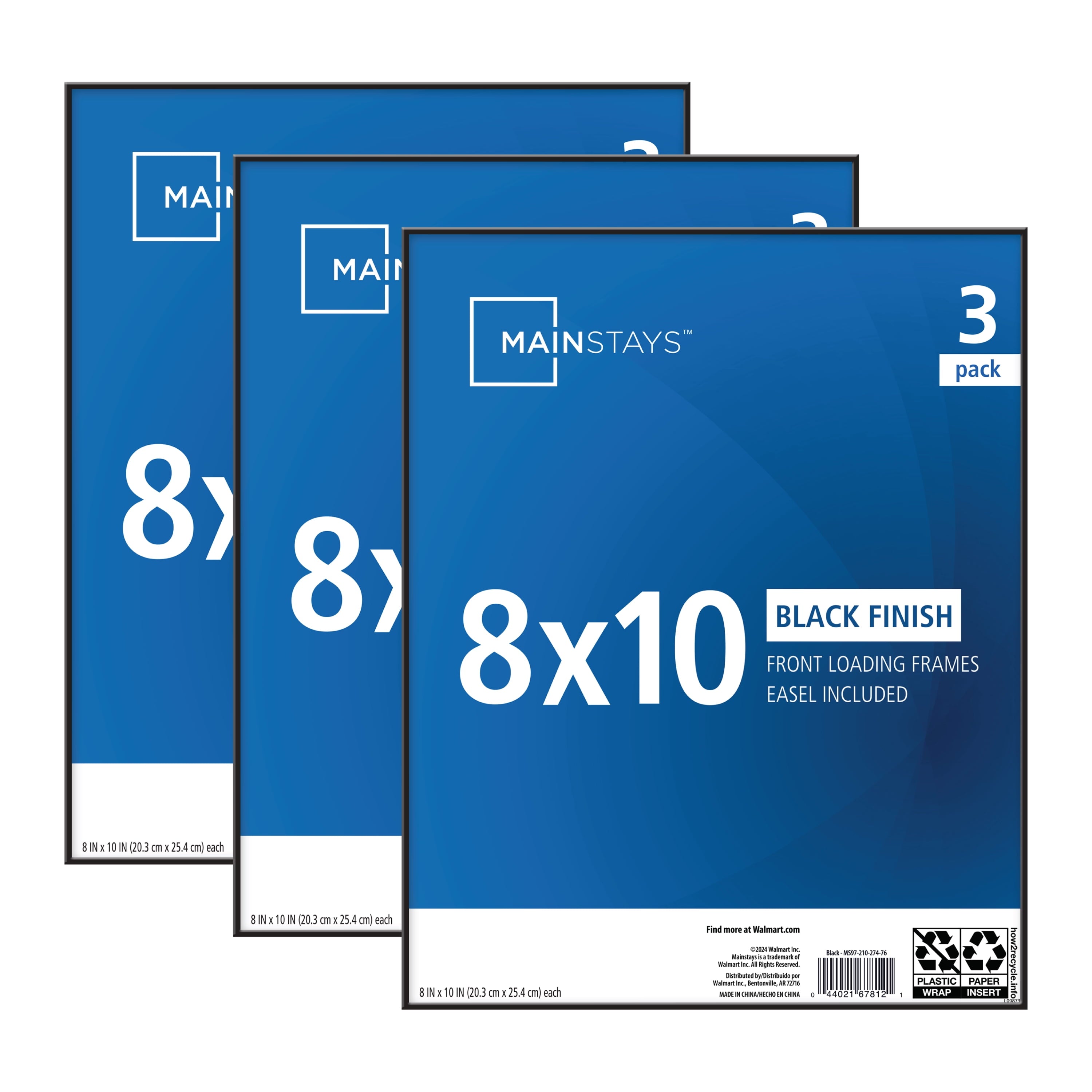 Mainstays 8x10 Front Loading Picture Frame  Black - Image 7