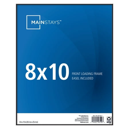 Mainstays 8x10 Front Loading Picture Frame  Black - Image 2