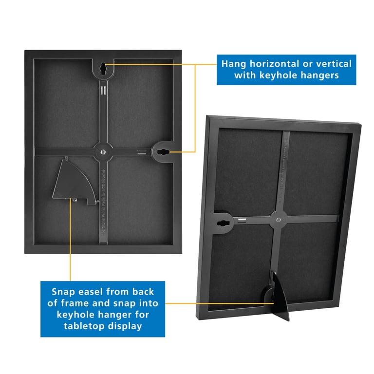 Mainstays 8x10 Front Loading Picture Frame  Black - Image 8