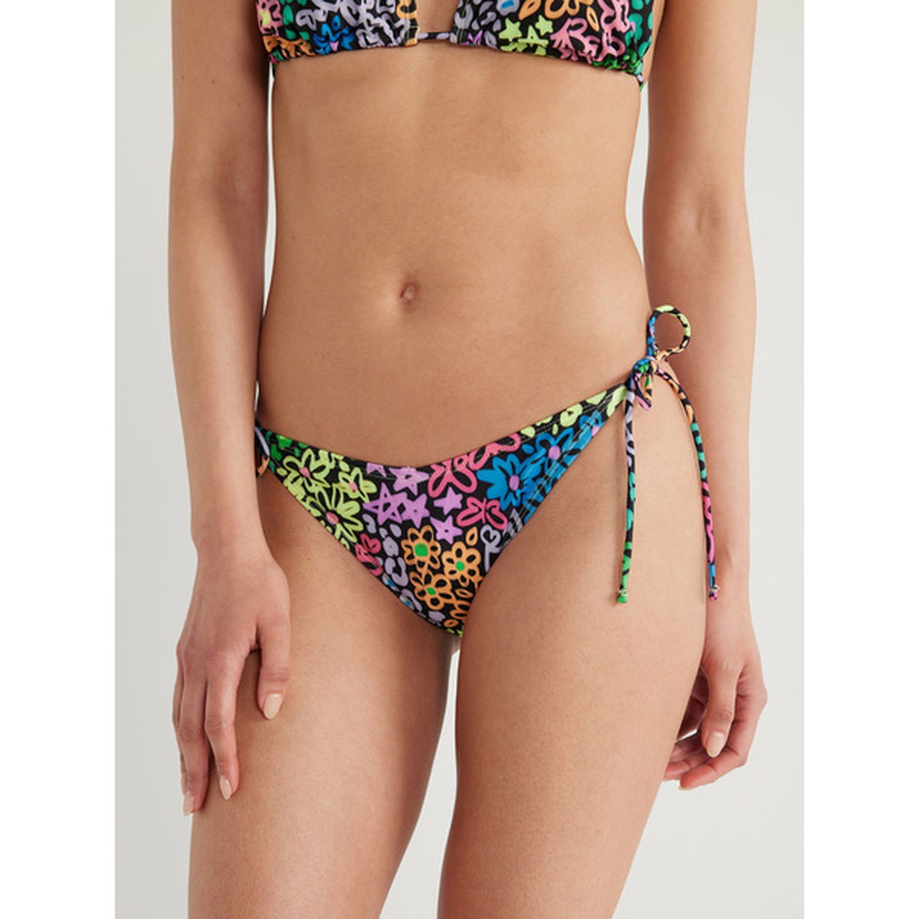 No Boundaries Juniors’ Print String Bikini Bottoms  Size (11-13) - Image 2