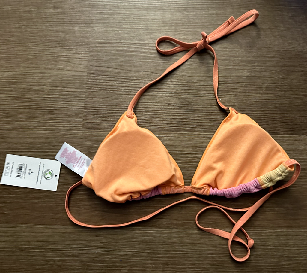 No Boundaries Juniors Lurex Triangle Bikini Top  Size (11-13) - Image 6