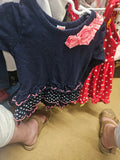 Blue long sleeve dress - Image 1