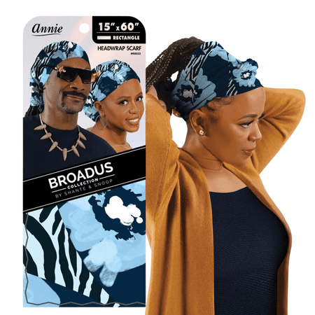 Broadus Collection Scarf by Shante & Snoop Dogg 60  X 15  Headwrap  Floral Zebra - Image 2