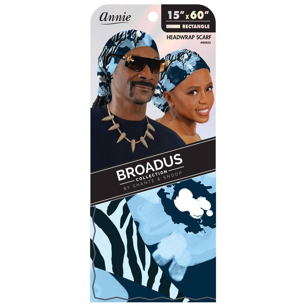 Broadus Collection Scarf by Shante & Snoop Dogg 60  X 15  Headwrap  Floral Zebra - Image 3