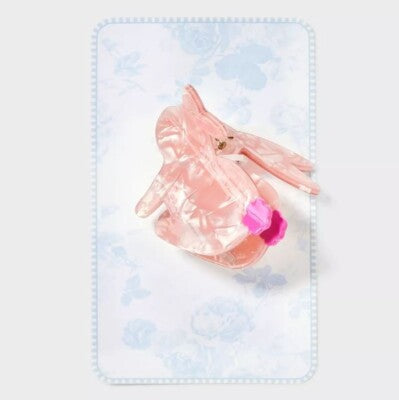 Easter Bunny Claw Hair Clip - Pink - Image 6