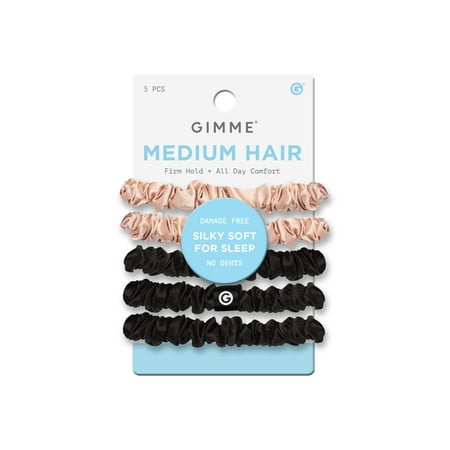 Gimme Beauty Medium Hair Elastics, Blonde & Black, 5 Ct | CVS - Image 3