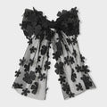 3D Flower Bow Hair Barrette - Wild Fable™ Black - Image 1
