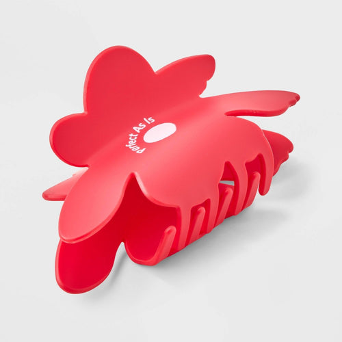 Acrylic Cutout Flower Claw Hair Clip - Universal Thread™ Red and green - Image 1