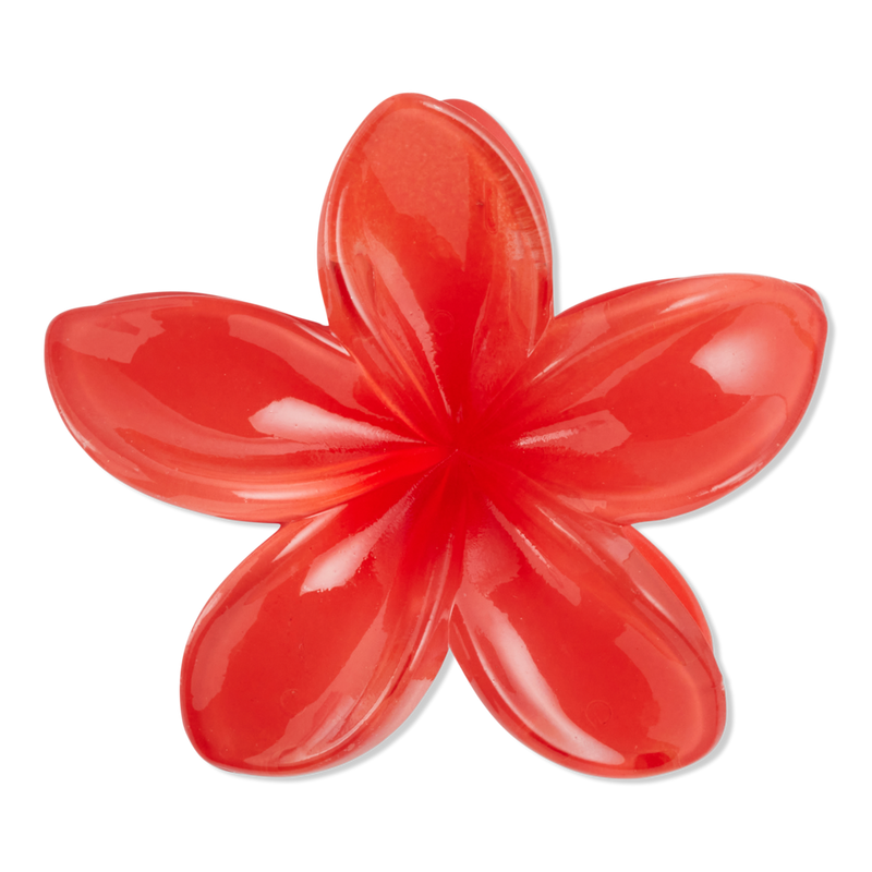Acrylic Cutout Flower Claw Hair Clip - Universal Thread™ Red and green - Image 5