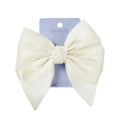 Scünci Elite Bow Barrette - Ivory - Image 1