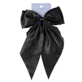 Scünci Elite Large Bow Barrette Hair Clip - All Hair - Black - Image 1