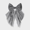 Salon Hair Clip Bow - Wild Fable™ Silver - Image 1