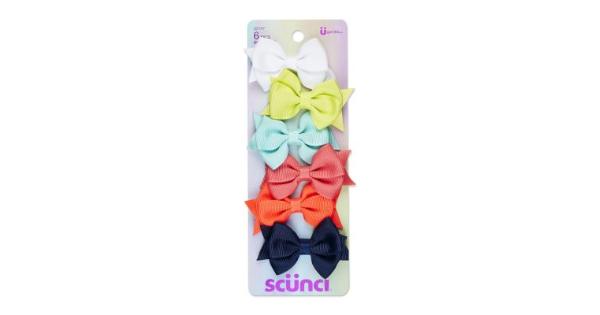 Toddler Asst Bow Hair Clips - Image 1