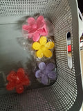 Colorful Flower-Shaped Silicone Molds Set of 4 - Image 1