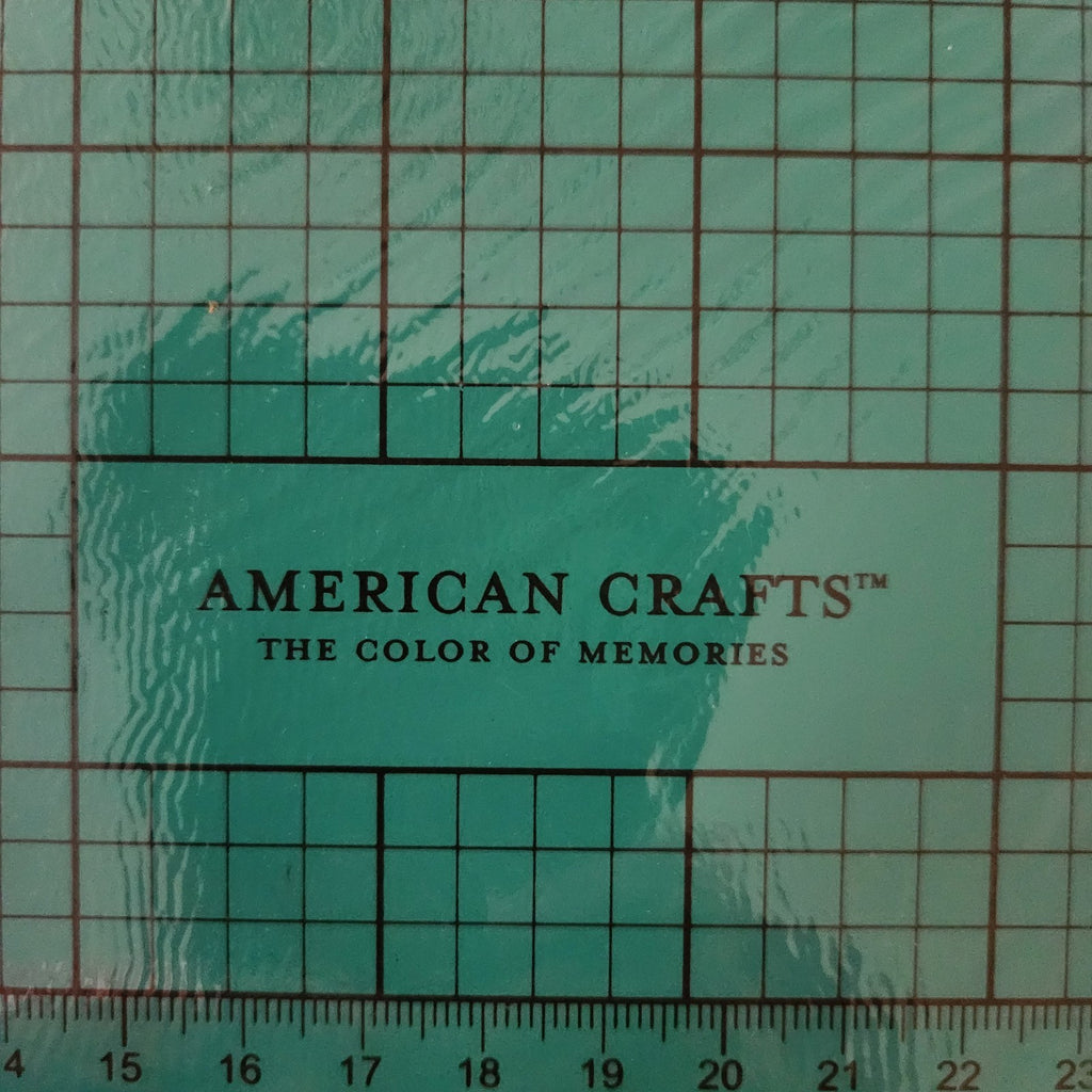 12x12 Teal Double-Sided Self-Healing Cutting Mat - American Crafts Cutup - Image 7