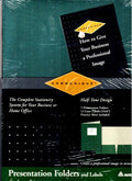 Avery 26485 One Package Of 5 Presentation Folders And 12 Labels Old Stock - Image 1