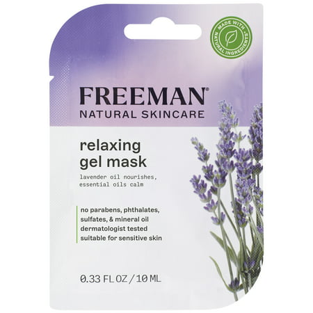 Freeman Natural Skincare Relaxing Lavender & Essential Oil Gel Leave on Facial Mask - Image 1