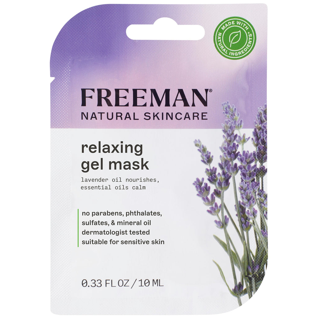 Freeman Natural Skincare Relaxing Lavender & Essential Oil Gel Leave on Facial Mask - Image 3