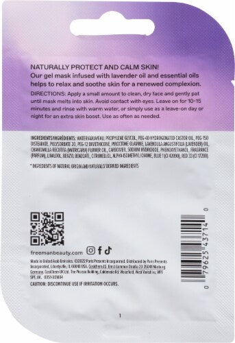 Freeman Natural Skincare Relaxing Lavender & Essential Oil Gel Leave on Facial Mask - Image 7