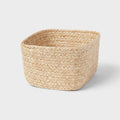 Small Natural Woven Basket Almond - Brightroom: Rectangle Storage, Paper Material, 4"x8"x6 - Image 1