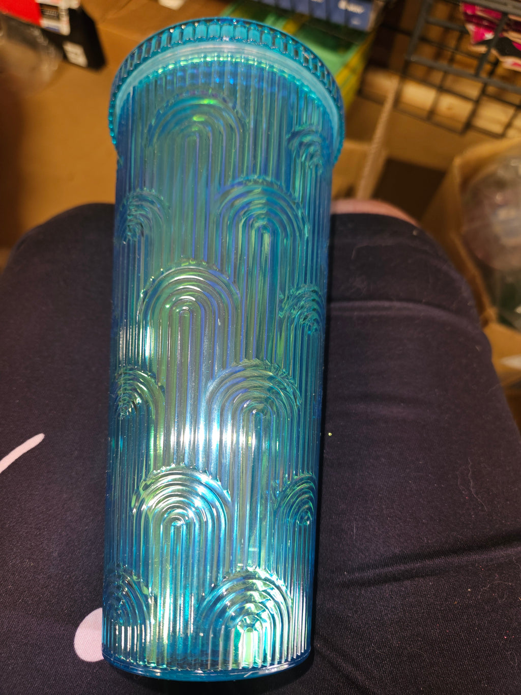 Iridescent rainbow tumbler - Image 1