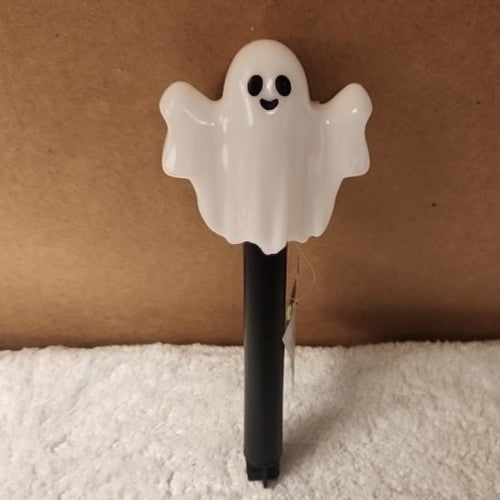 NEW Halloween GHOST Solar Outdoor Landscape Stake Lamps Yard Path Light Garden - Image 5