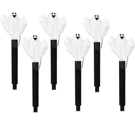 NEW Halloween GHOST Solar Outdoor Landscape Stake Lamps Yard Path Light Garden - Image 6
