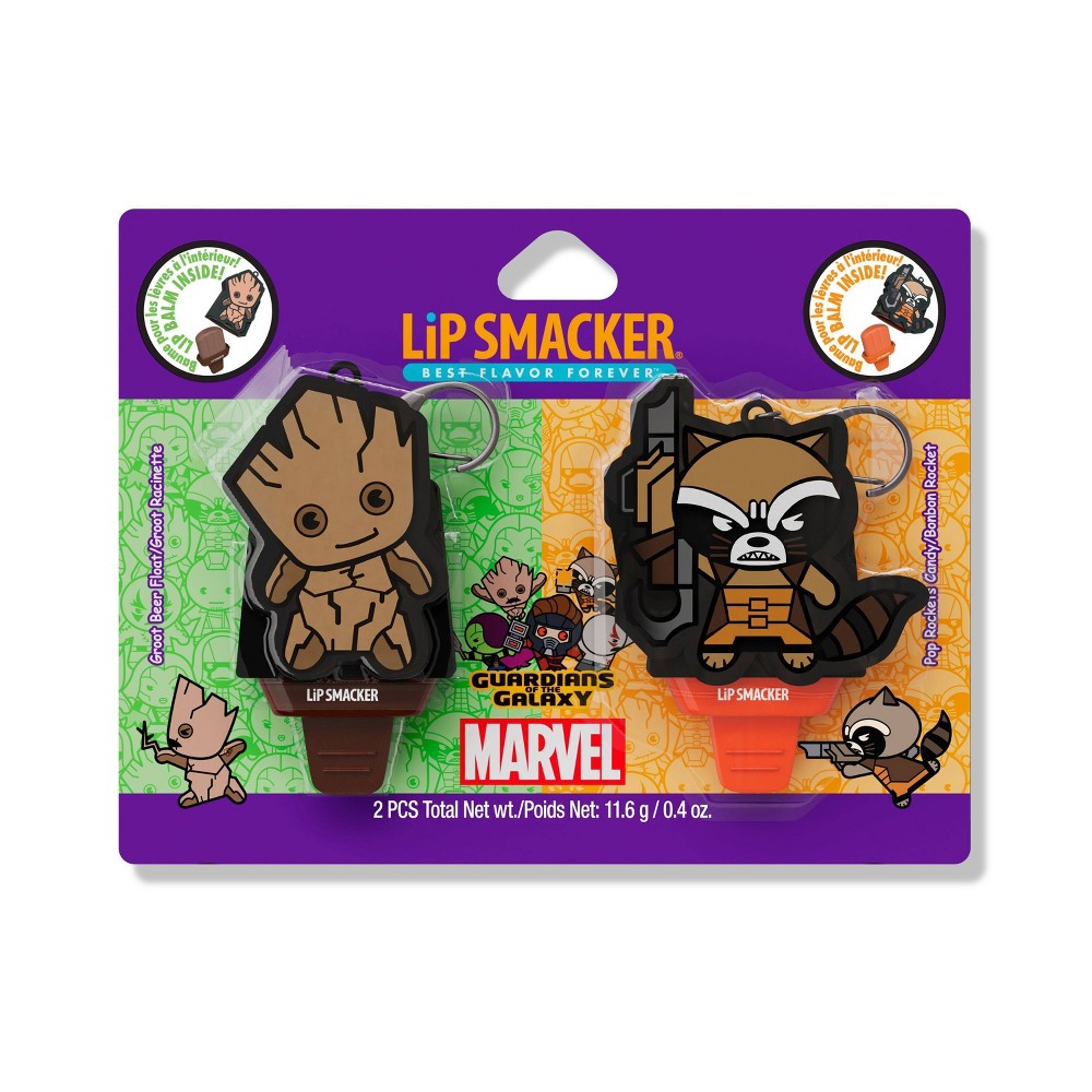 Lip Smacker Groot and Rocket Lip Balm - 0.4oz/2pc - Image 2